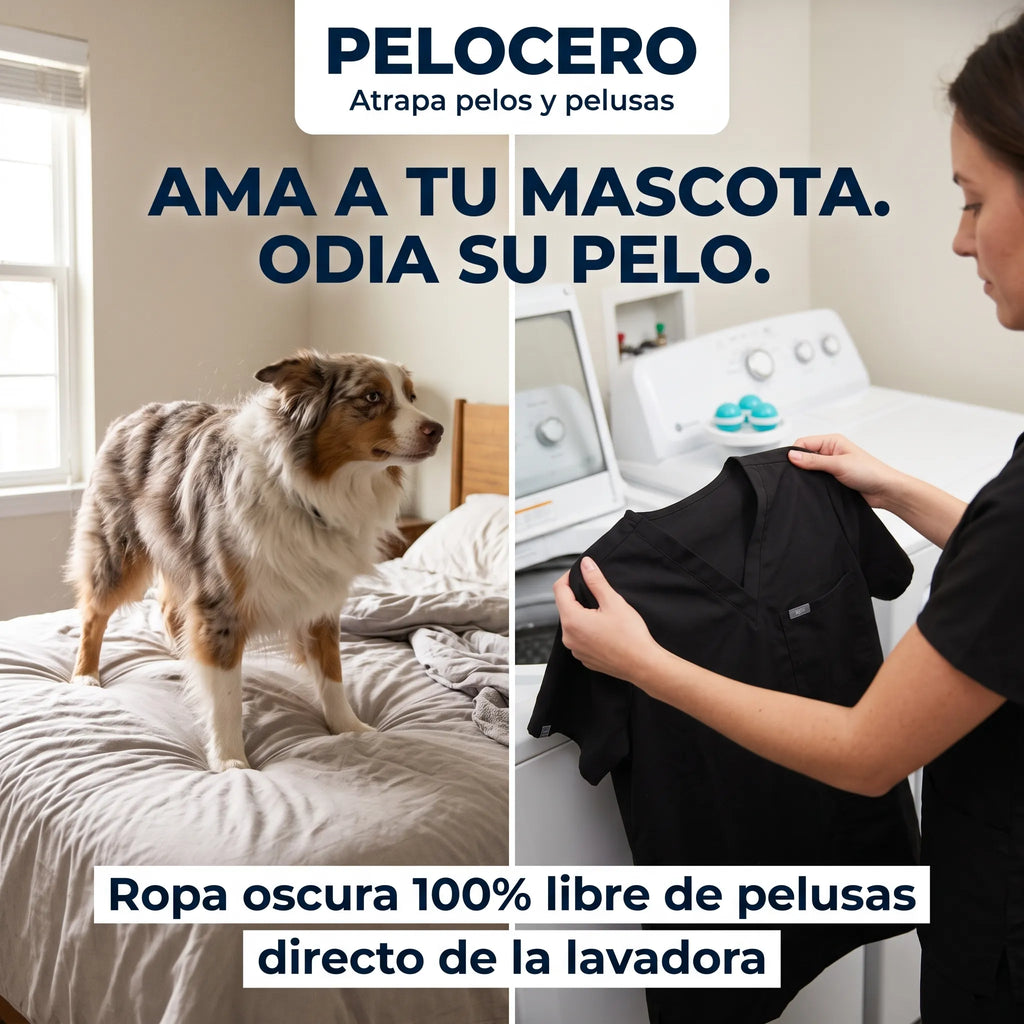 Pack de 2 PeloCero - Atrapa pelos y pelusas durante el lavado