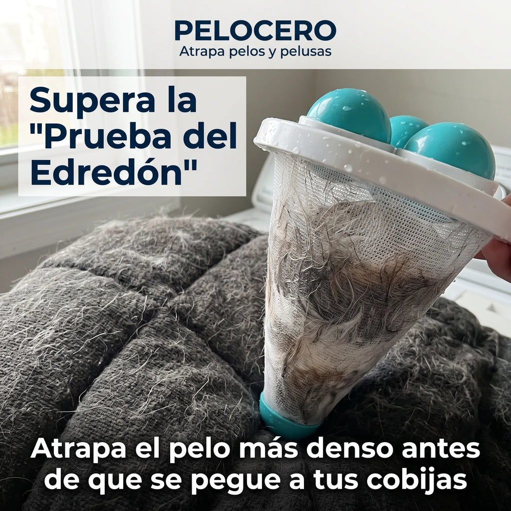 Pack de 2 PeloCero - Atrapa pelos y pelusas durante el lavado