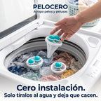 Pack de 2 PeloCero - Atrapa pelos y pelusas durante el lavado